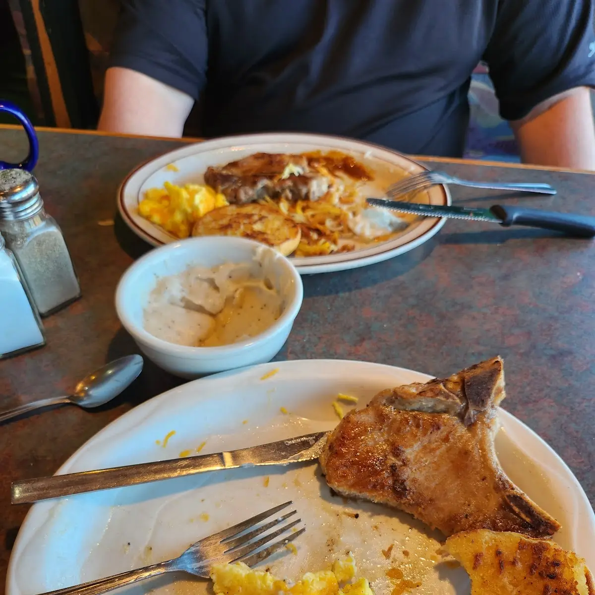 Grilled Pork Chops for Breakfast