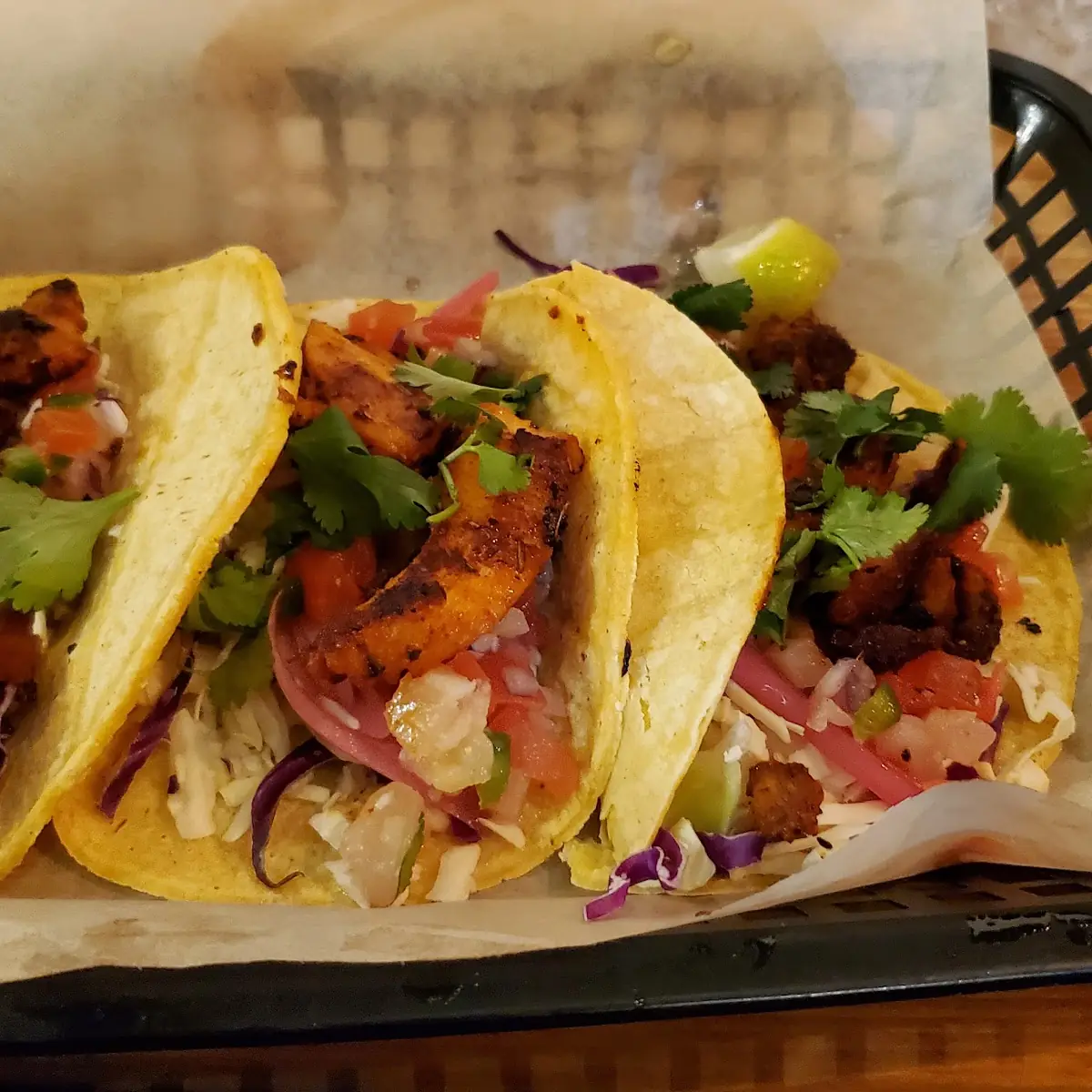 Smoked Chicken Taco Plate