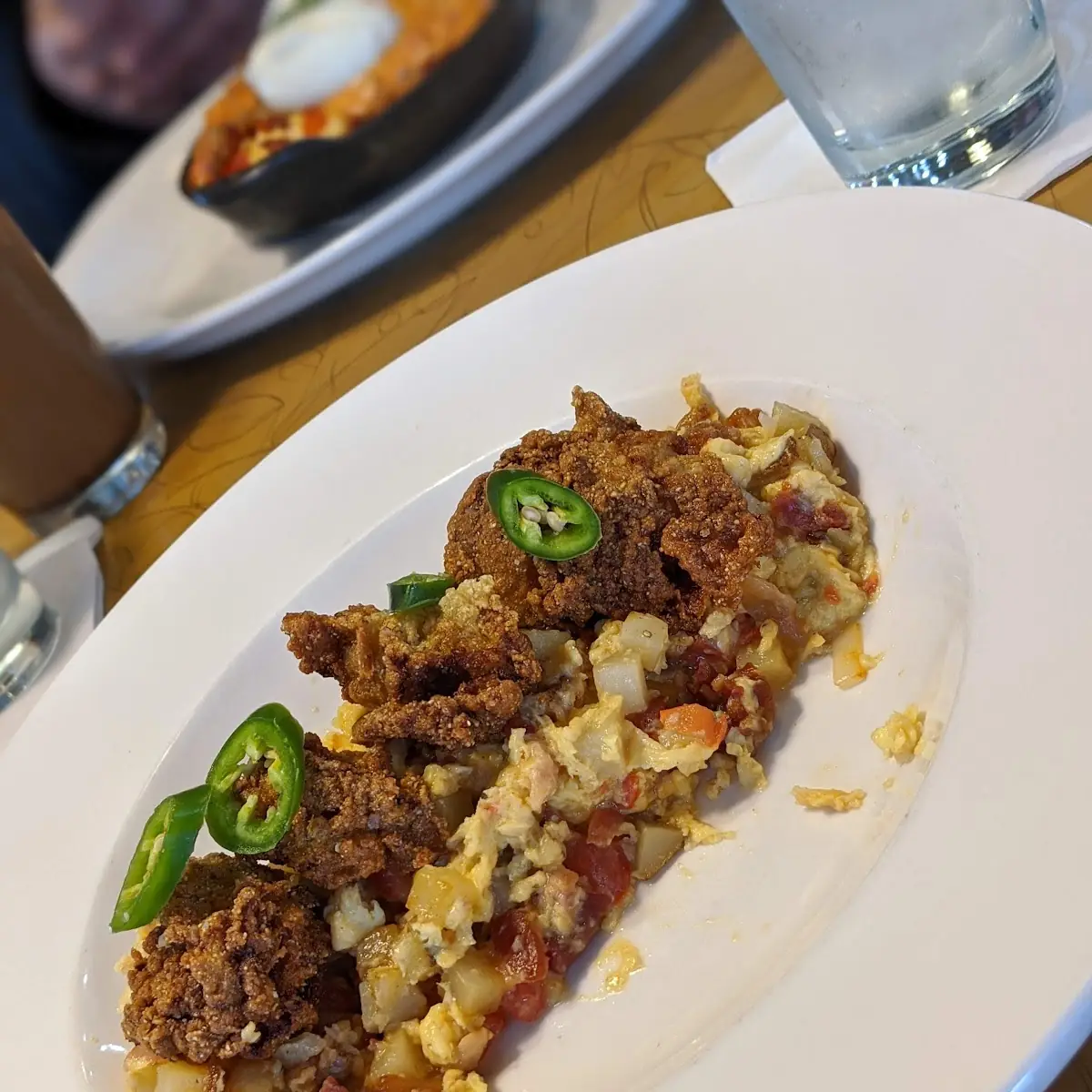 Fried Oyster Scramble