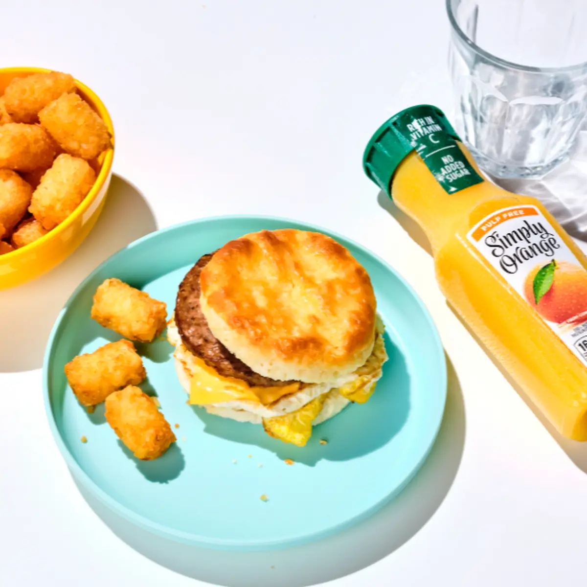 Sausage Egg and Cheese Biscuit Combo