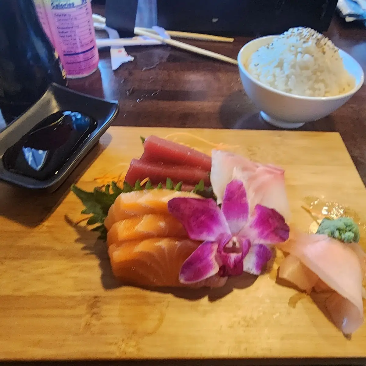 Chef's Choice Lunch Special Red Snapper Tuna & Salmon