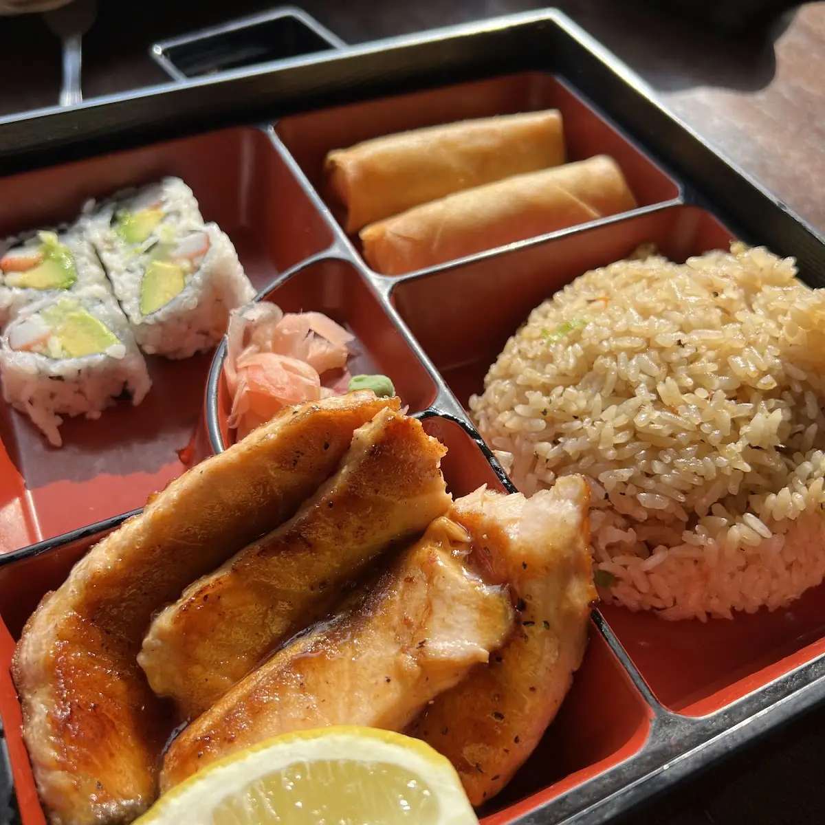 Teriyaki Salmon Bento Box