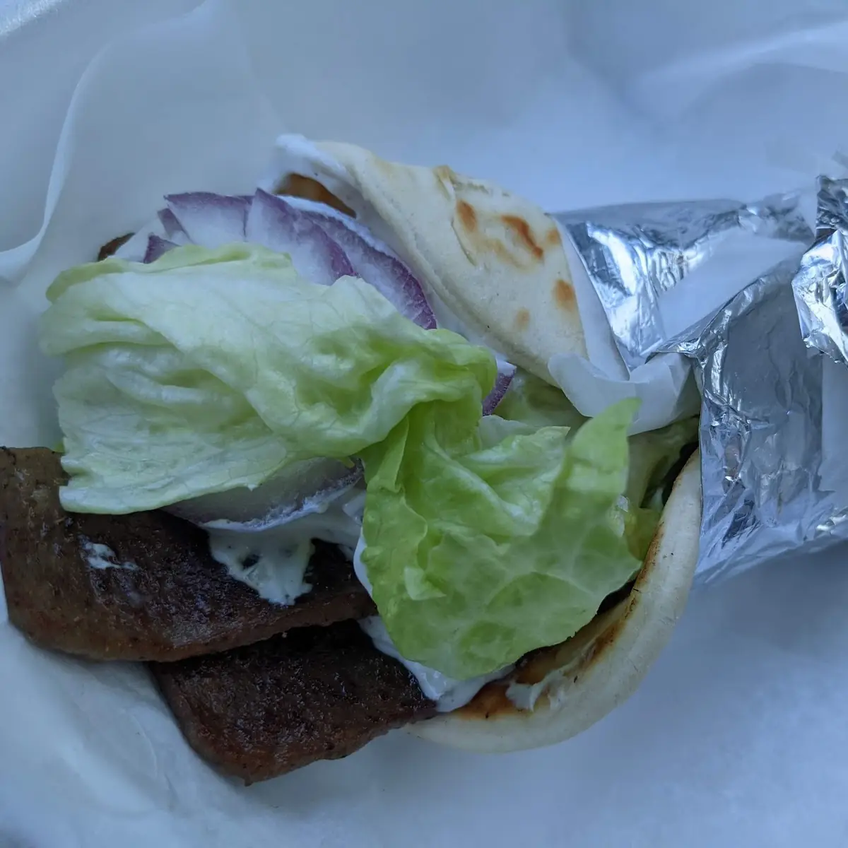Lamb Gyro Sandwich