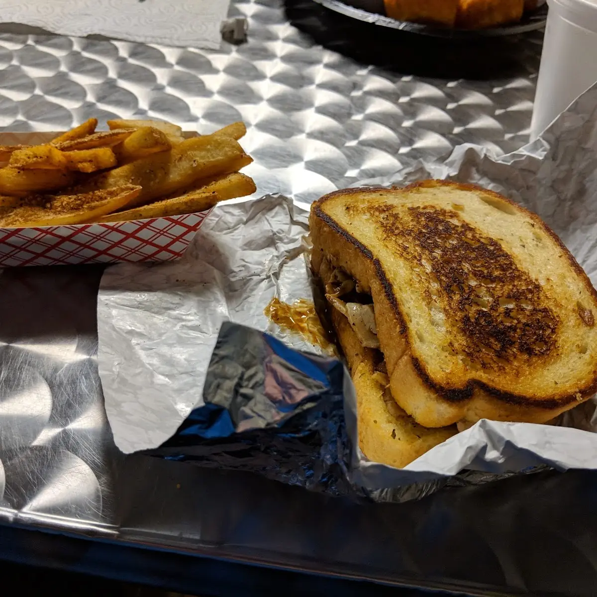 Turkey on Garlic Bread