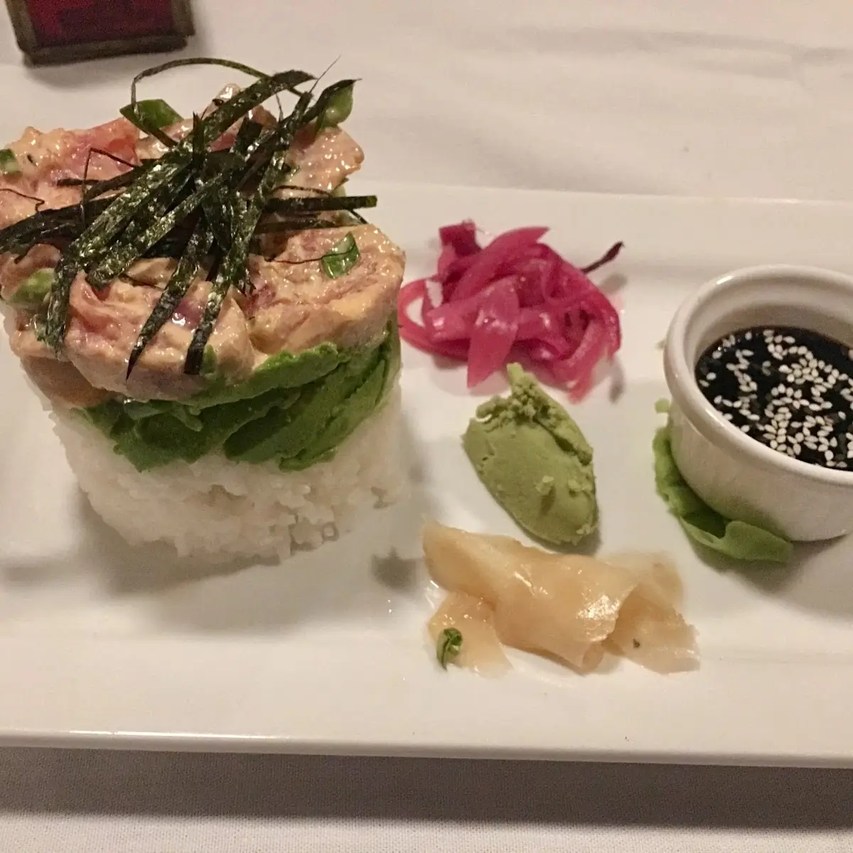 Spicy Tuna Napolean