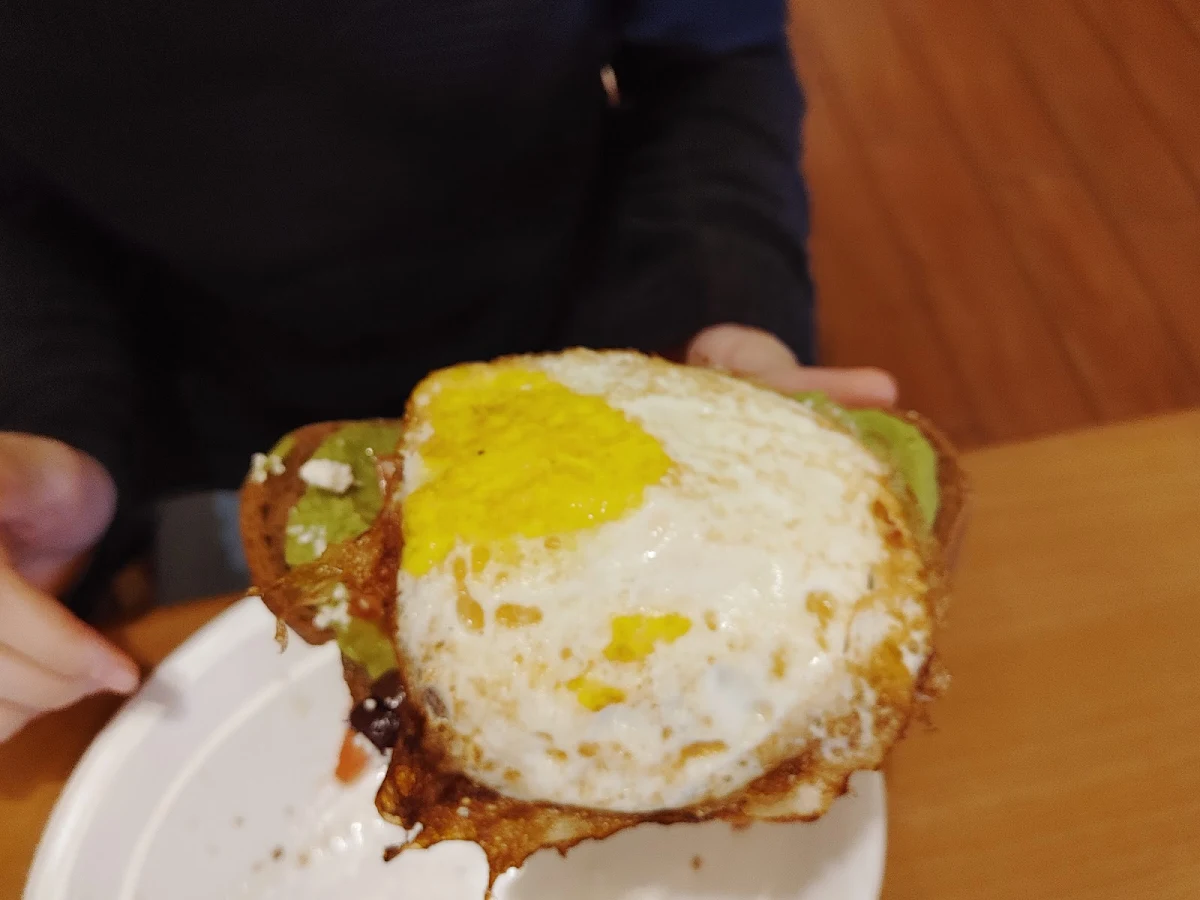 Avocado Toast with Egg, Sunset Grill