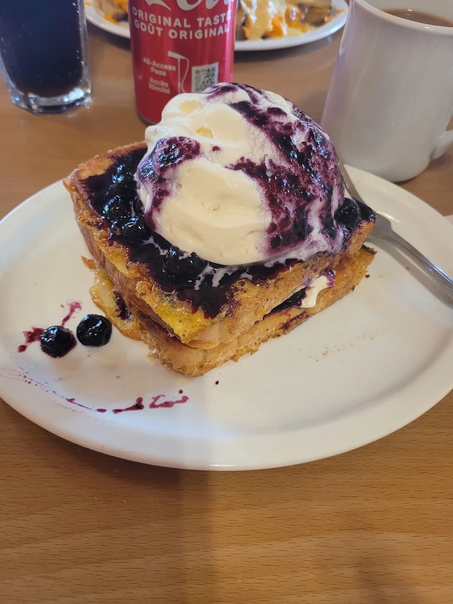 Blueberry Cheesecake French Toast, Sunset Grill
