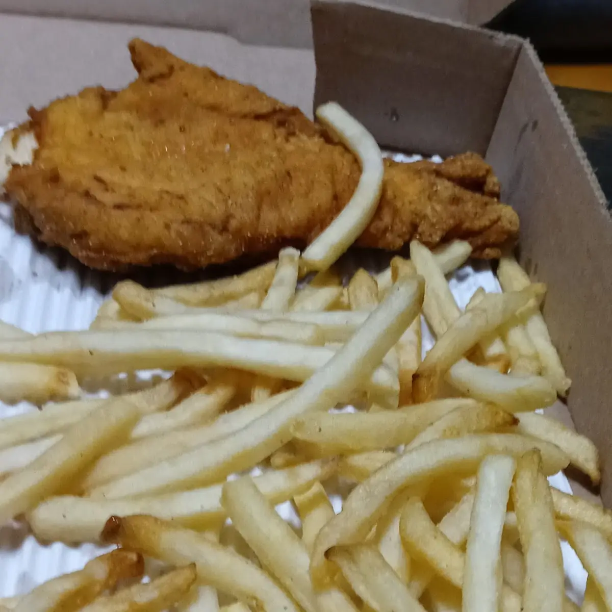 Crispy Chicken and Fries