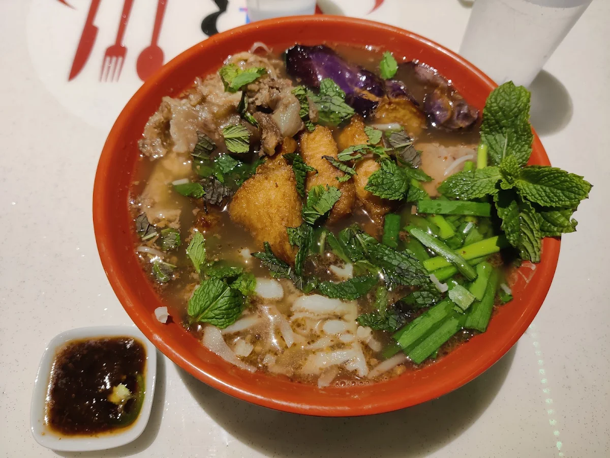 Fermented Fried Fish Fillet Noodle Soup Bun Mam