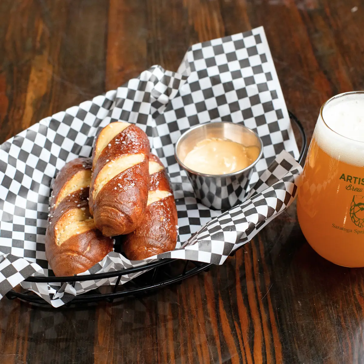 Pretzels with Beer Cheese or Mustard
