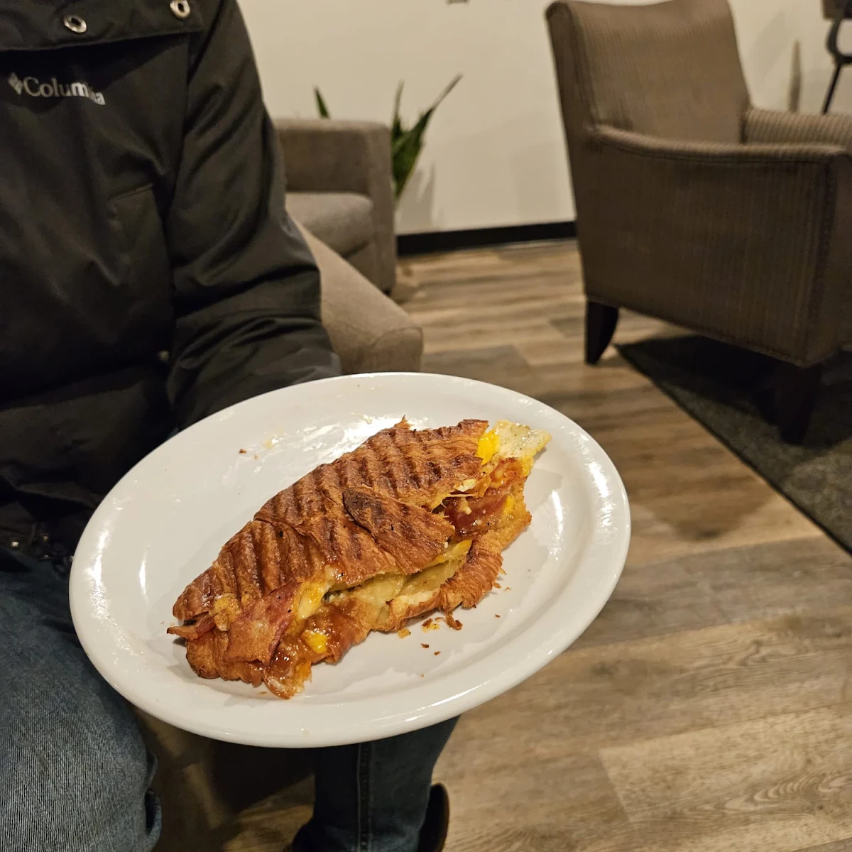 Bacon and Egg Croissant