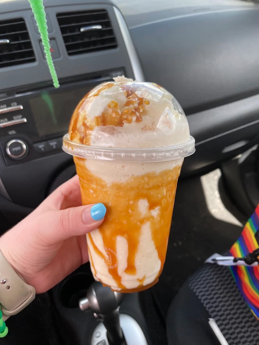 Peach Cobbler Frappe