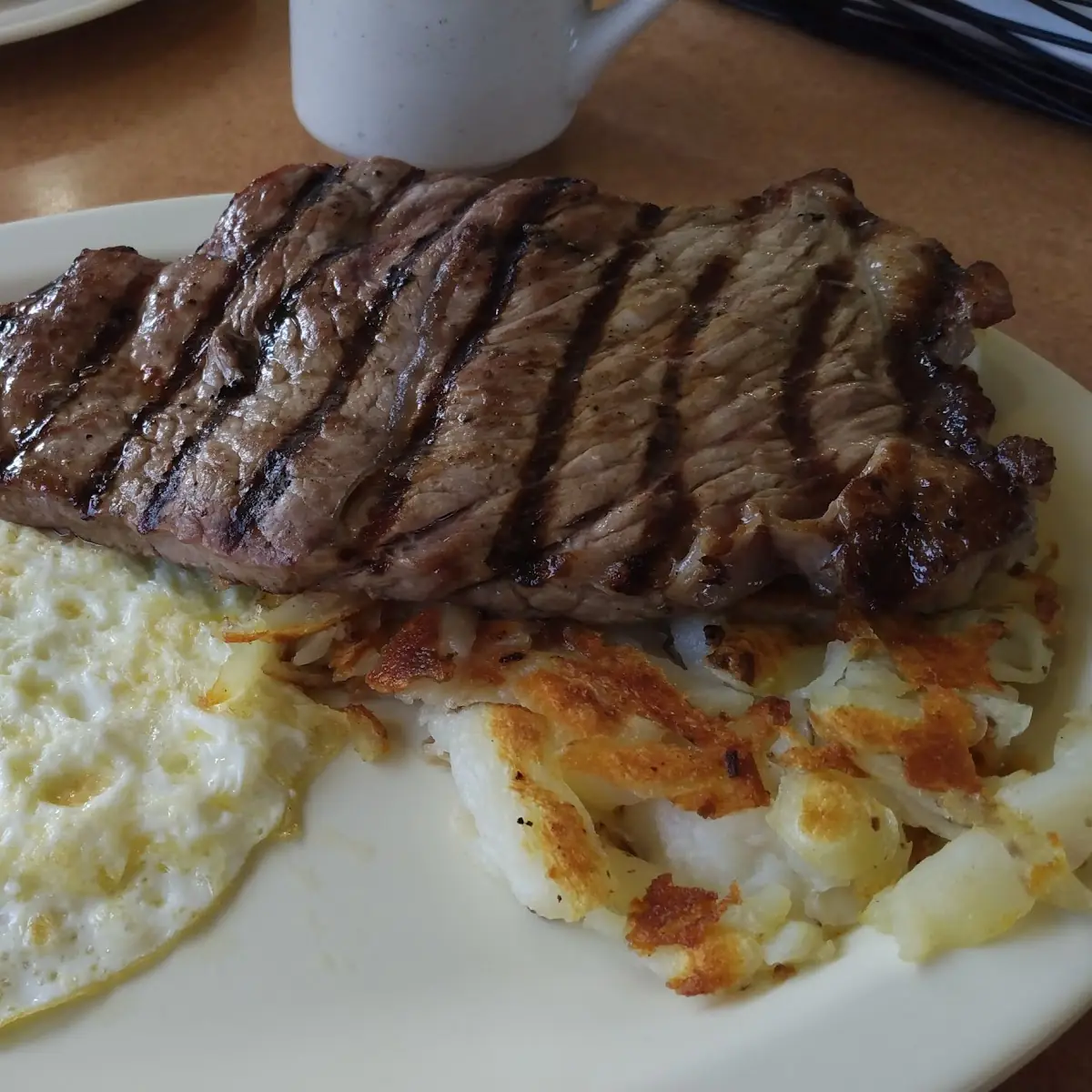 Pork Chop & Eggs