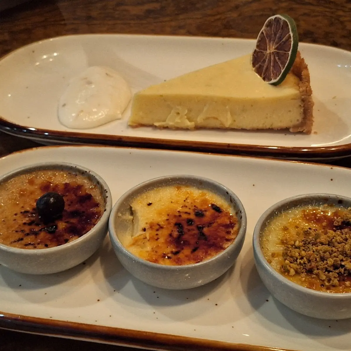 Trio Creme Brulee