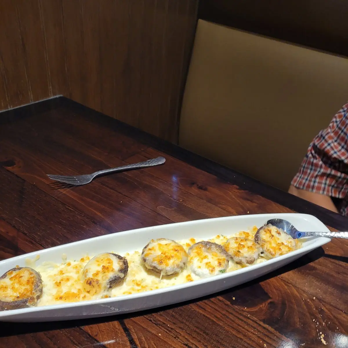 White Cheddar Stuffed Mushrooms