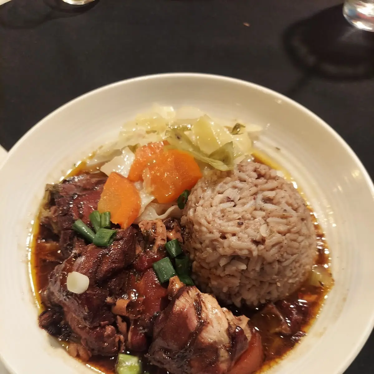Brown Stew Chicken Bowl
