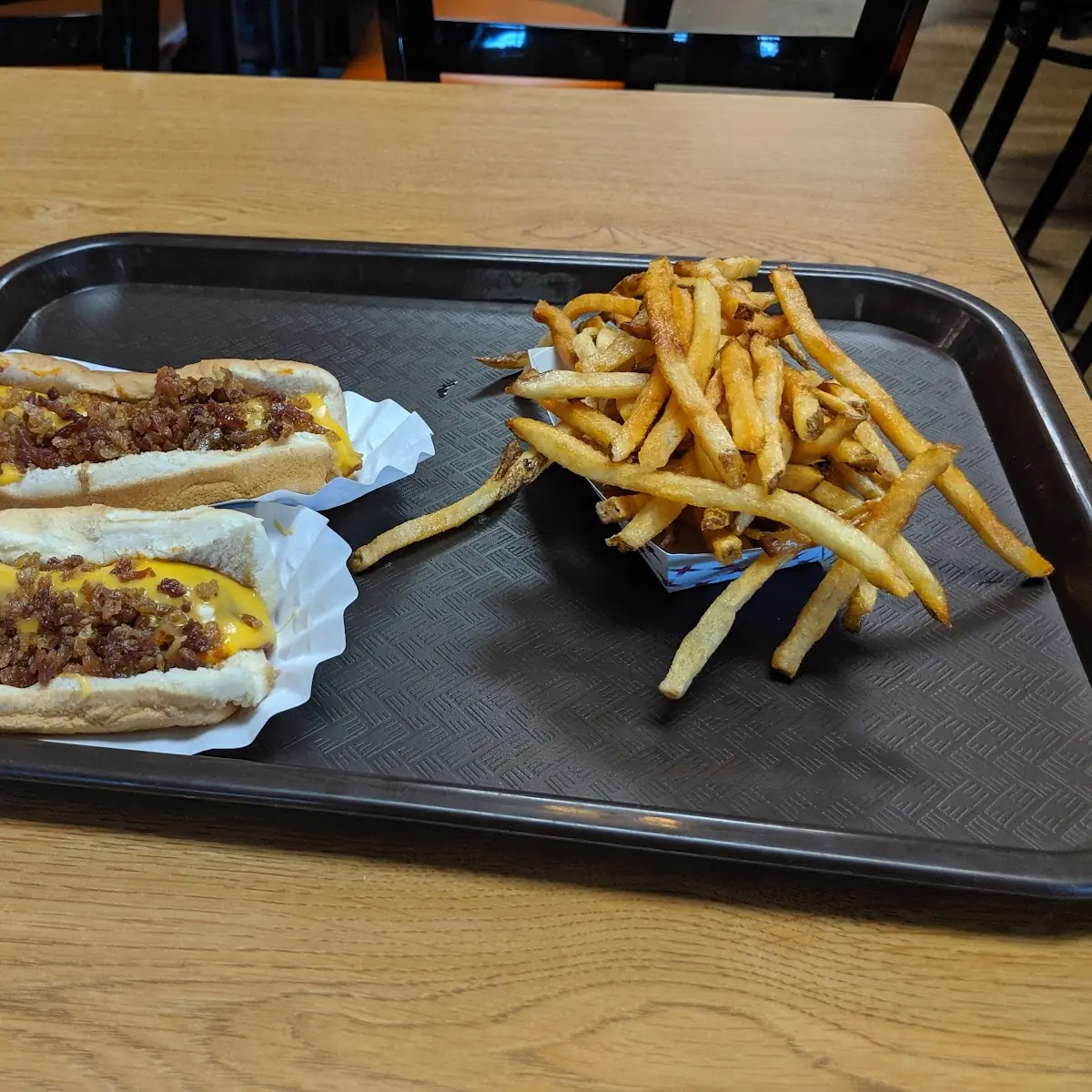 Hot Dog with Fries