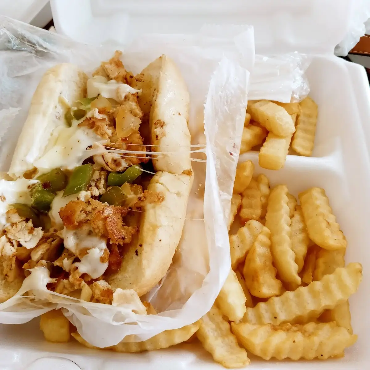 Chicken Philly and Cheese