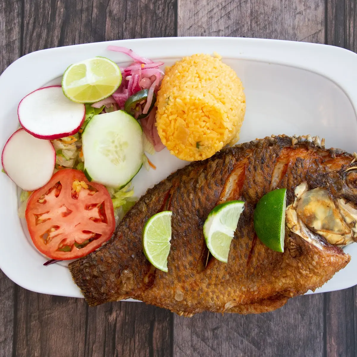 Pescado Frito Tilapia