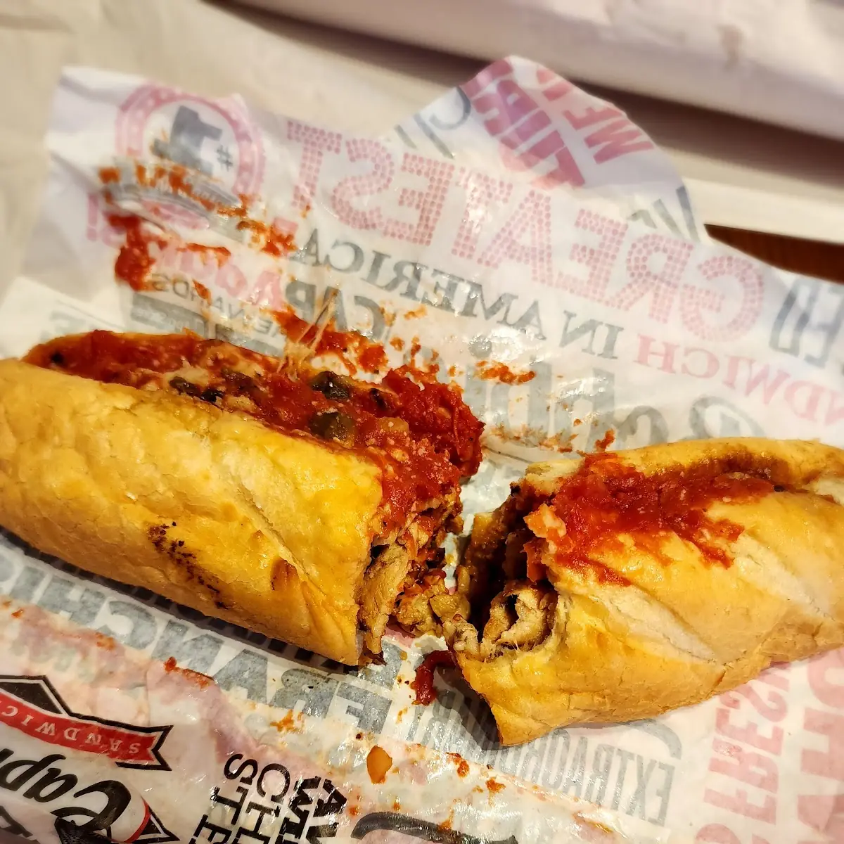 Chicken Parmesan Sandwich