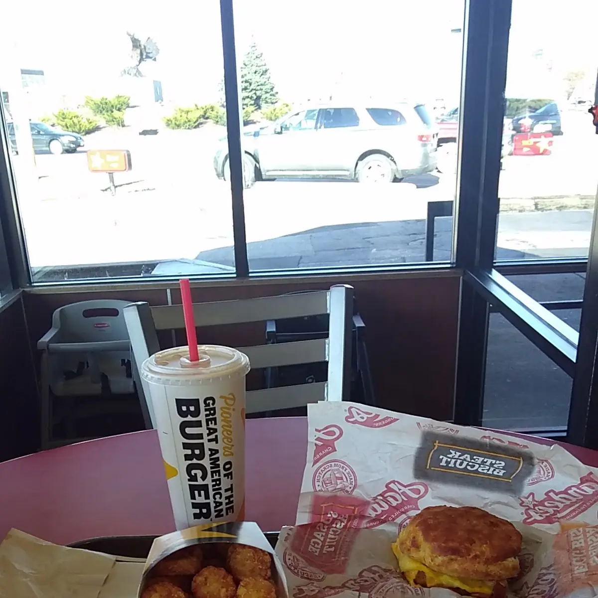 Breakfast Sandwich and Hash Rounds