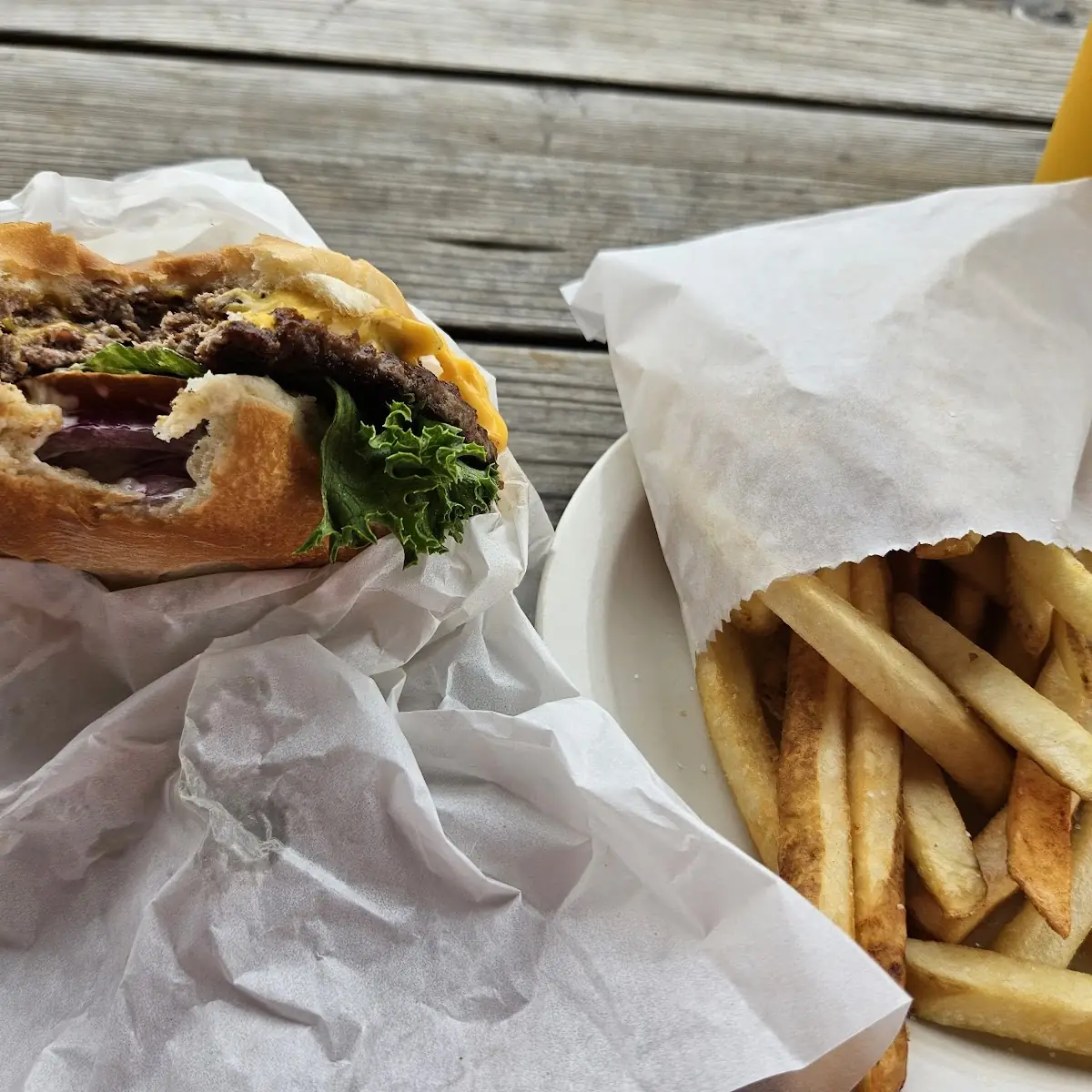 Double Cheeseburger with Fries