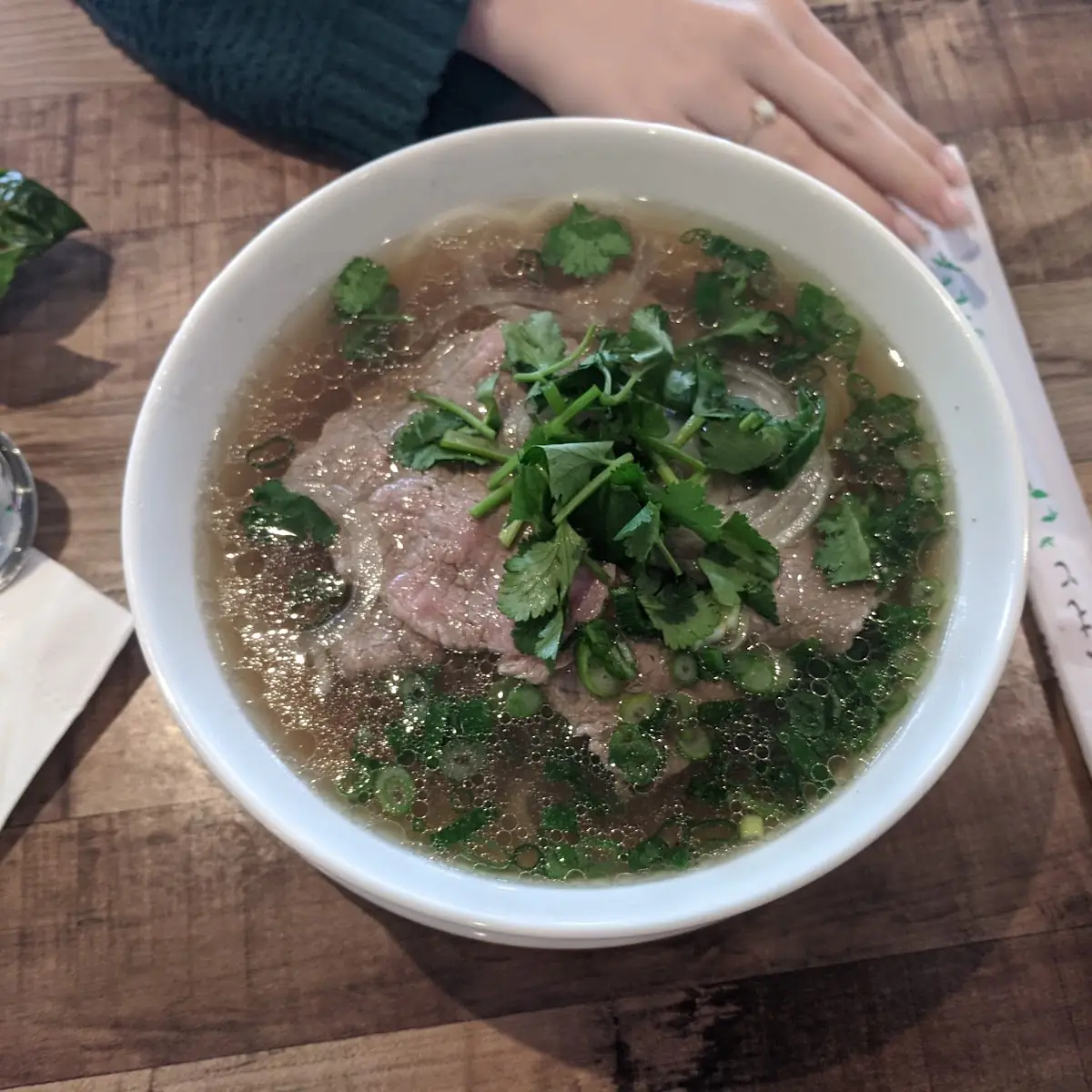 Beef Pho with Fresh Herbs