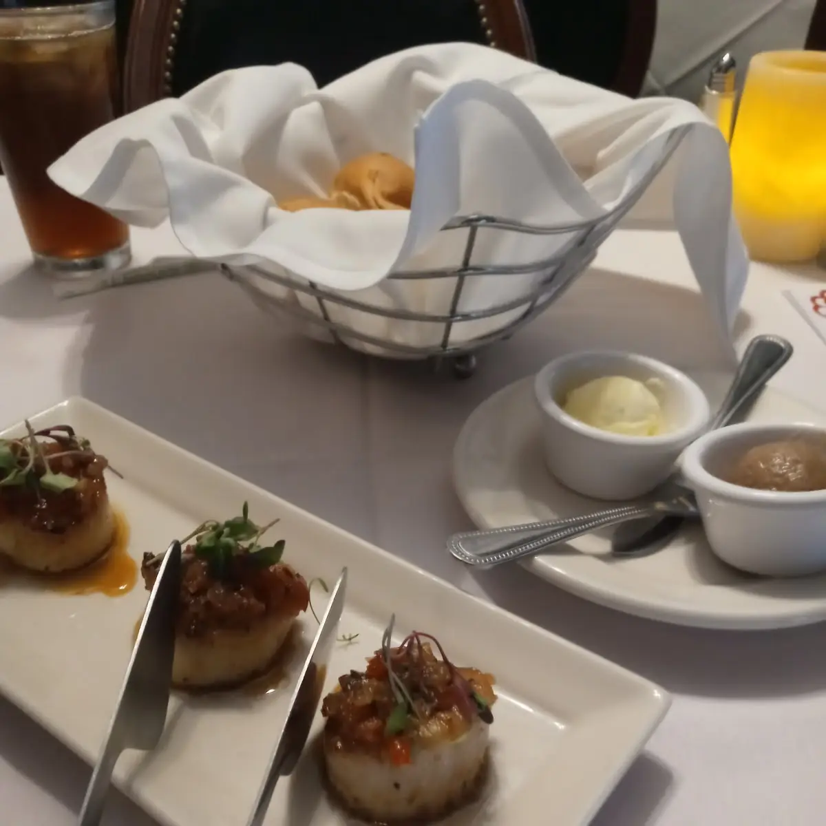 Scallops with Bacon Jam
