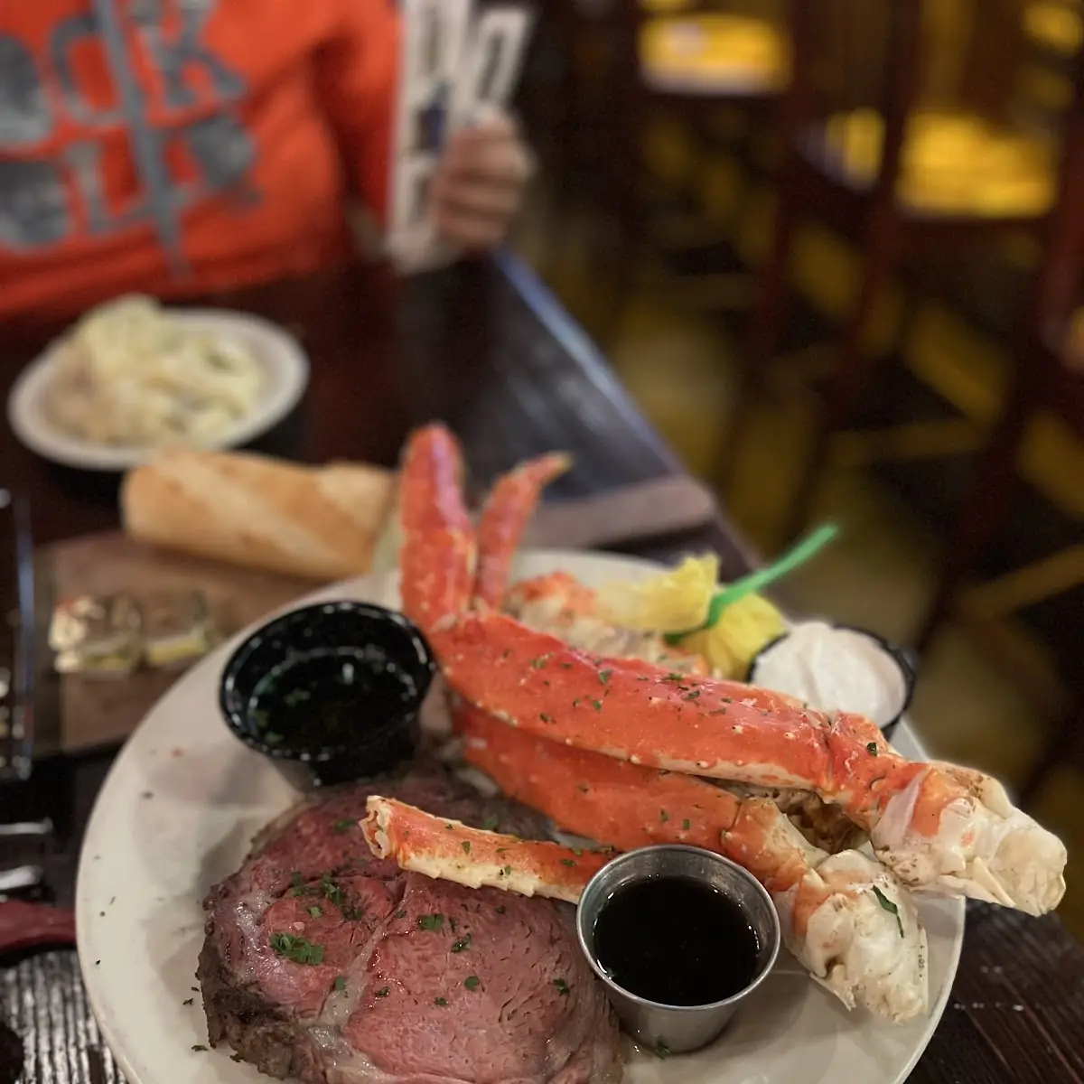Prime Rib & King Crab Legs