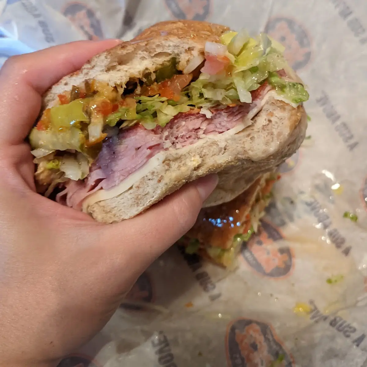 Italian Sub on Wheat