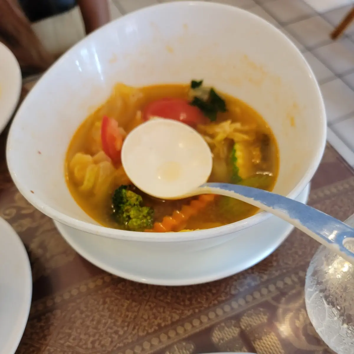 Vegetarian Thom Yum Soup