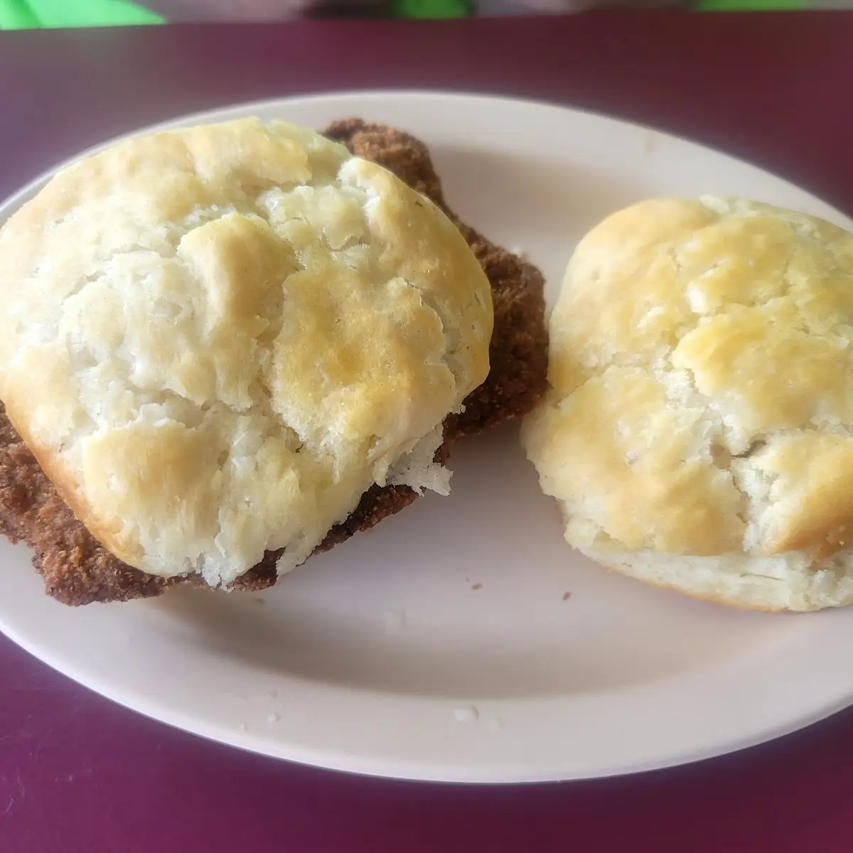 Country Fried Steak and Butter Biscuit