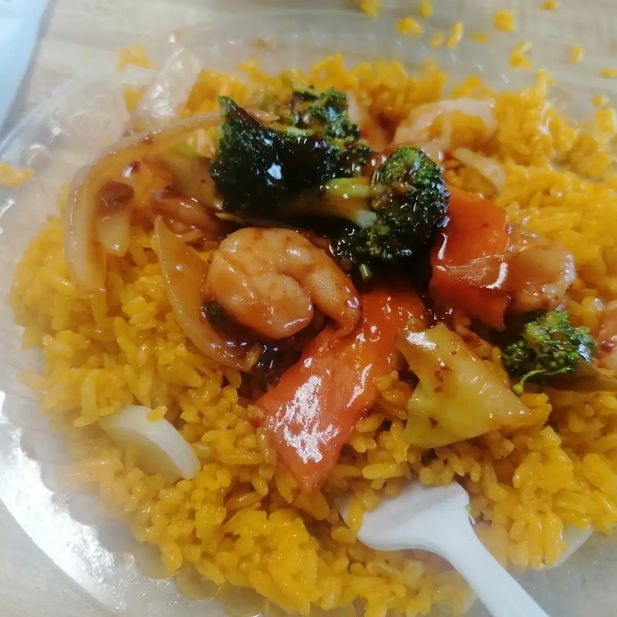 Rice with Seafood Delight