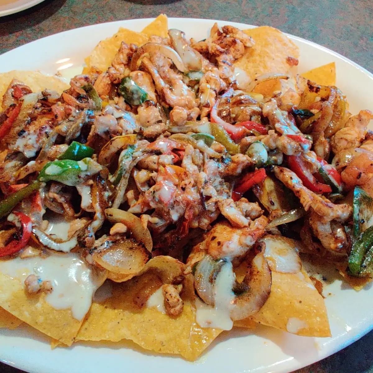 Chicken Fajita Nachos