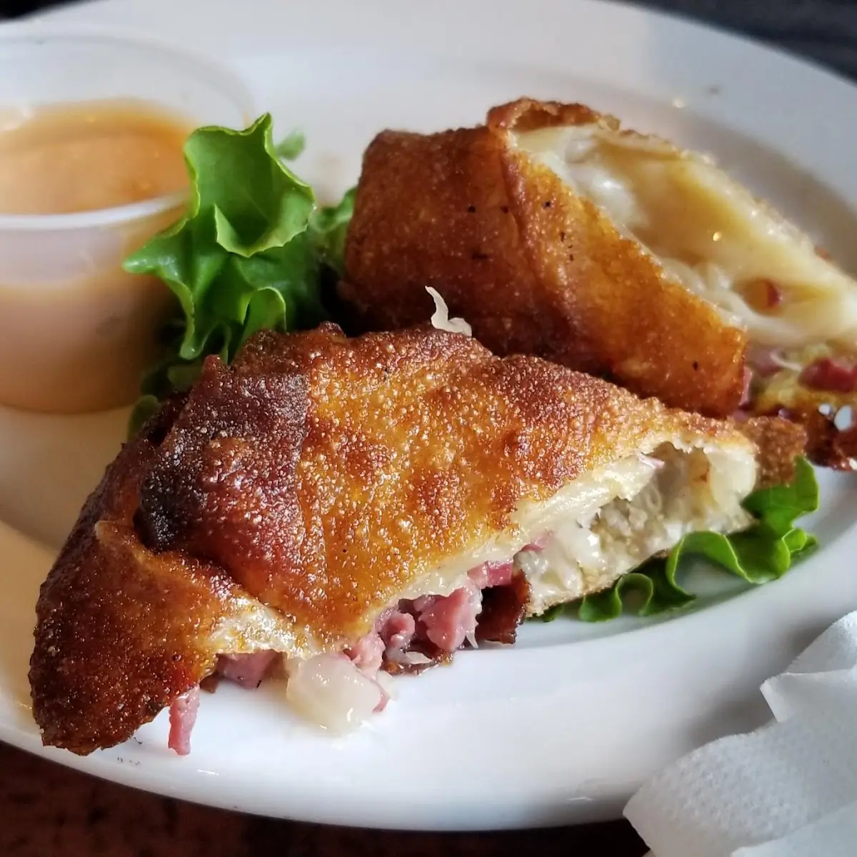 Reuben Egg Rolls