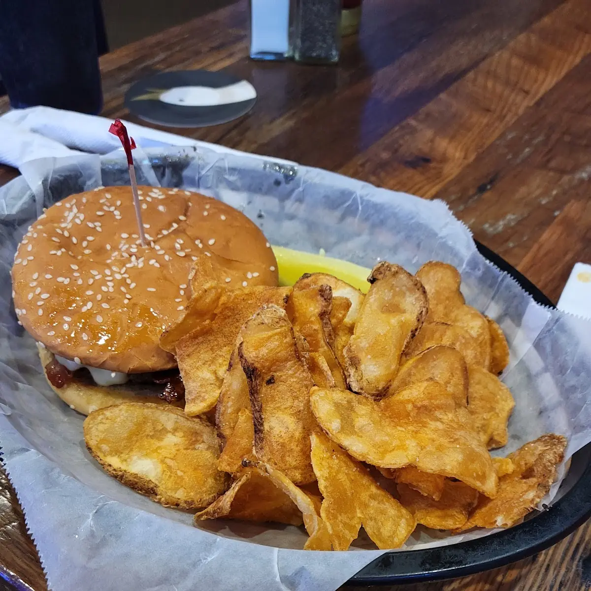 Swiss and Bacon Cheeseburger