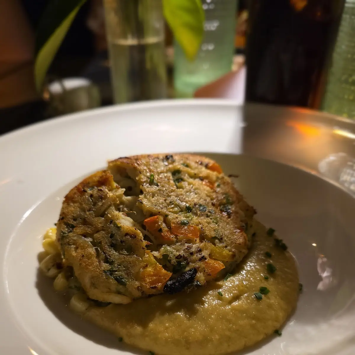 Crab Cake with Corn Relish