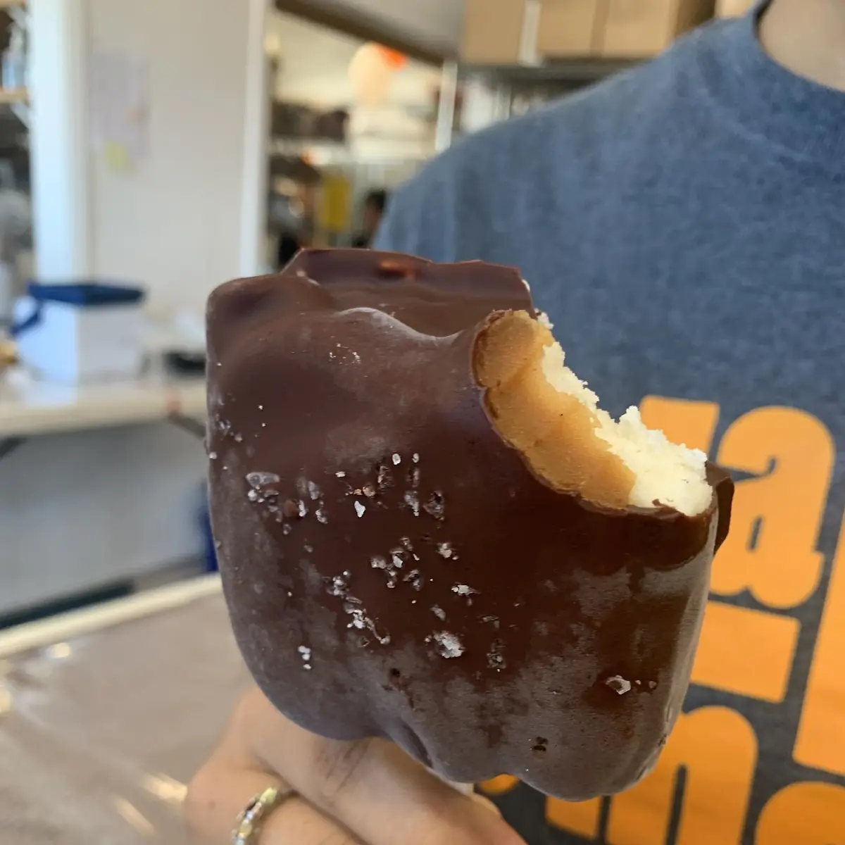 Salted Caramel Ice Cream Bar