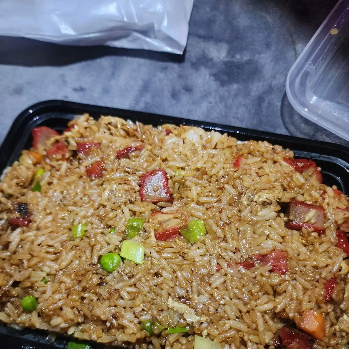 BBQ Pork Fried Rice Chicken