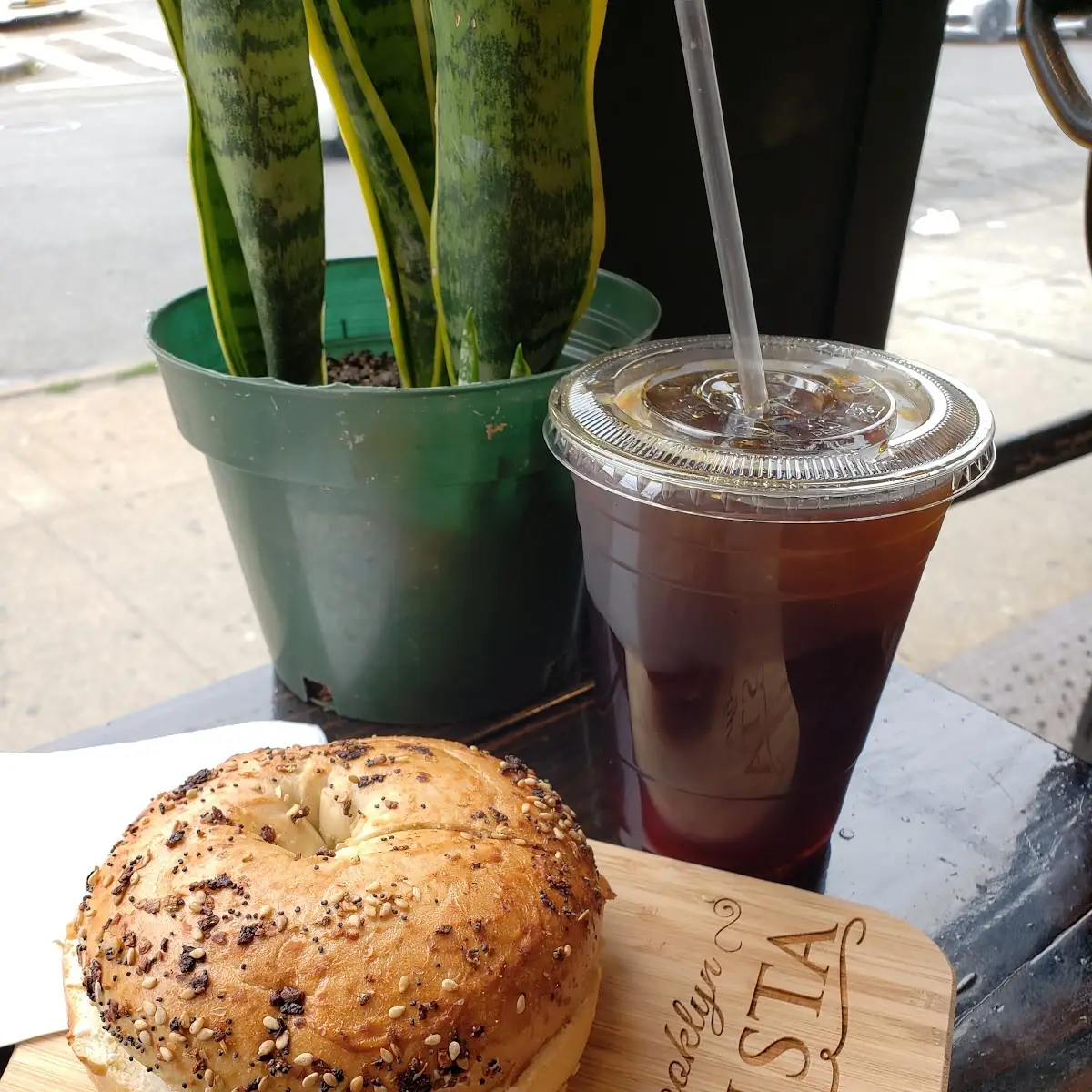 Everything Bagel with Cream Cheese