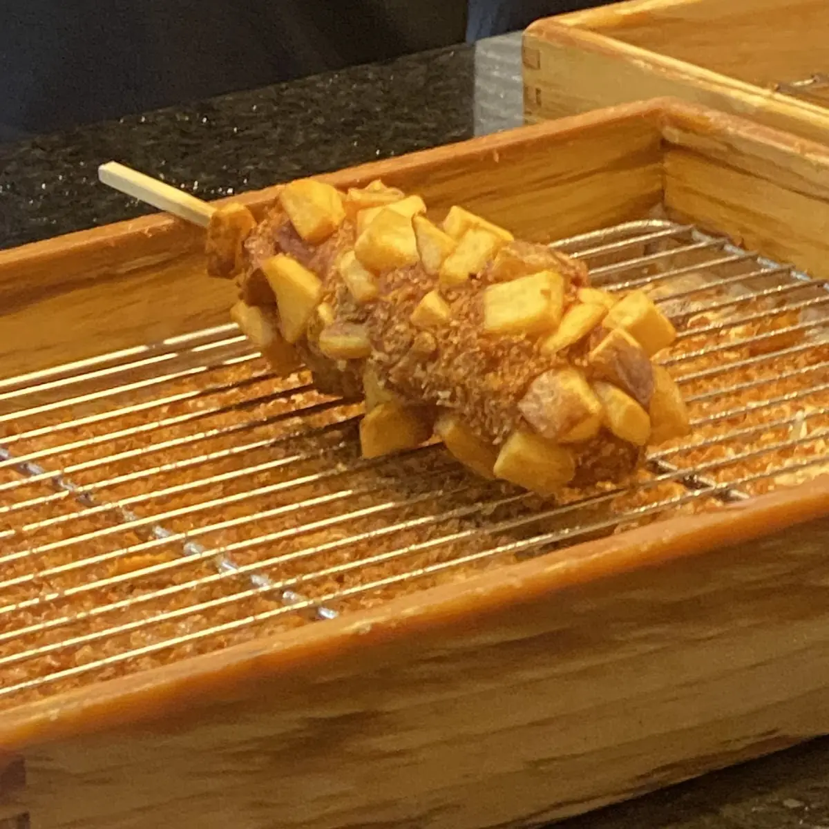 Corn Dog Con Queso