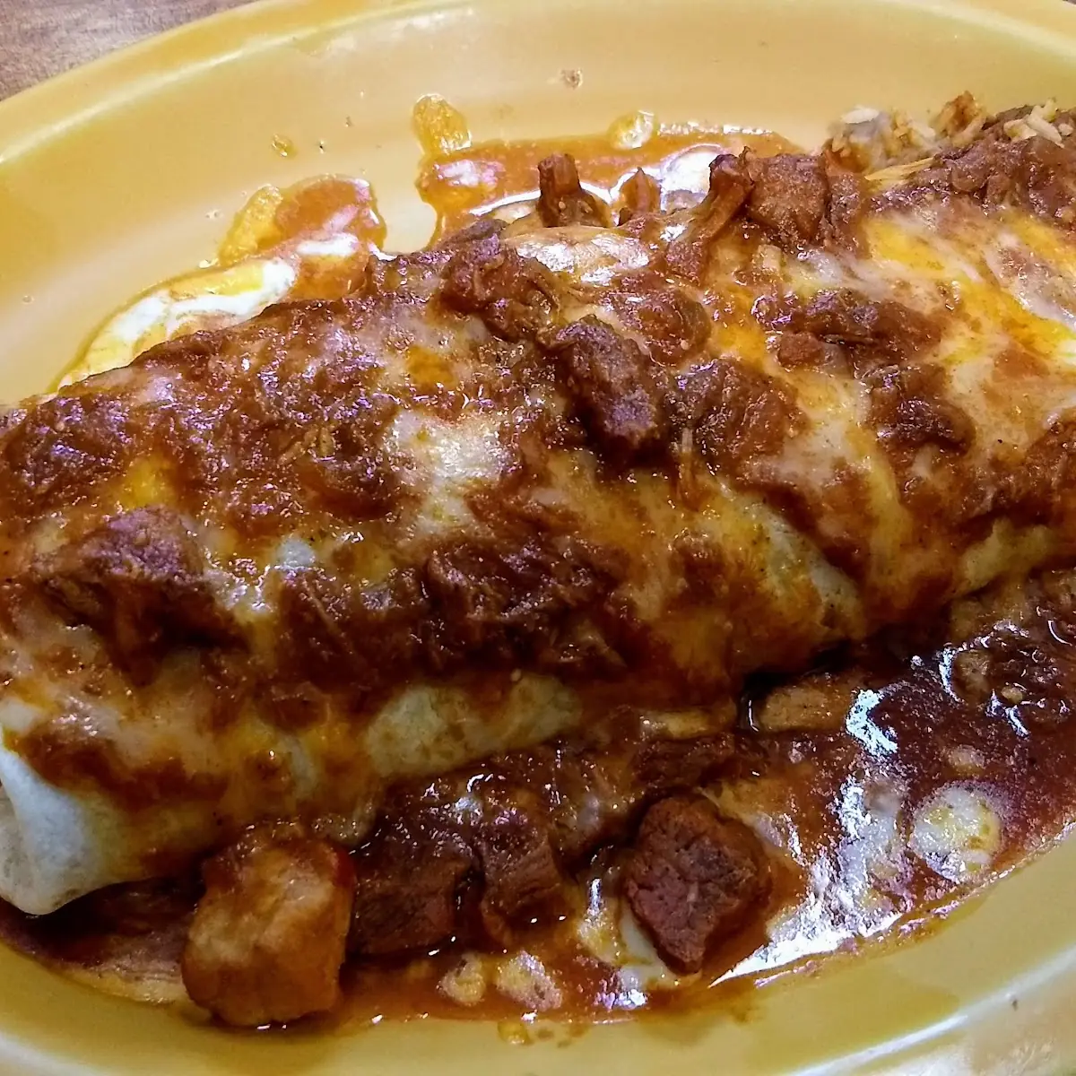 9. 1 Beef Burrito & 1 Chili Relleno