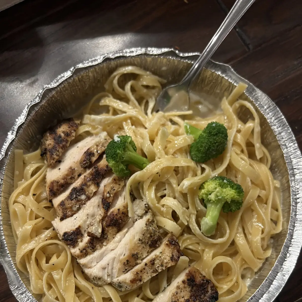 Fettuccini Alfredo with Chicken & Broccoli