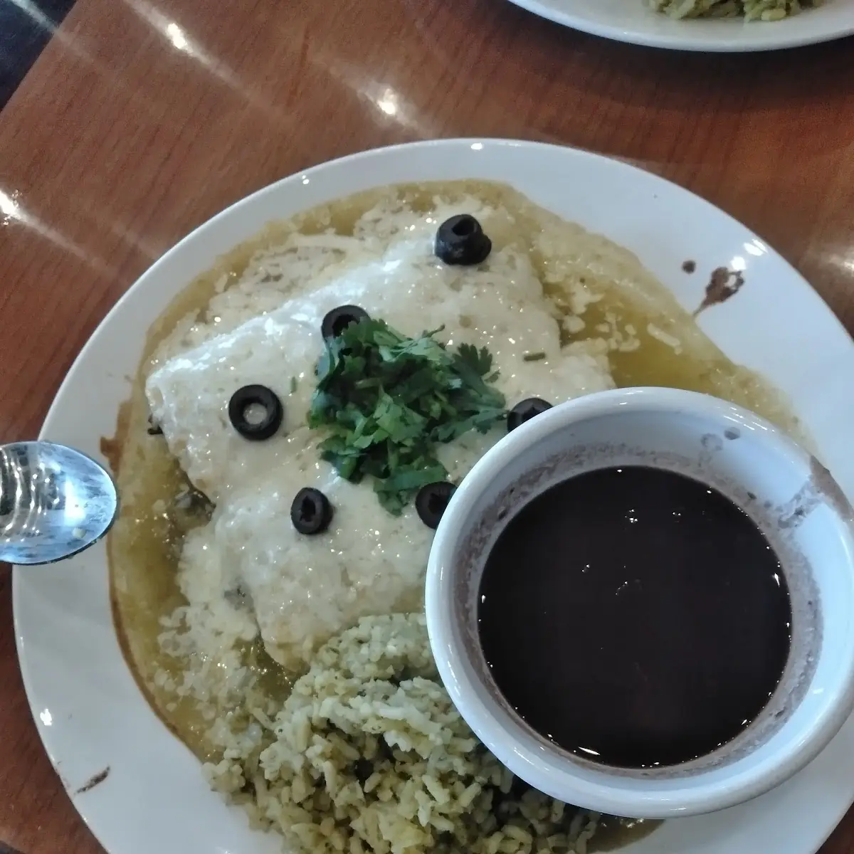 Verde Chicken Enchiladas