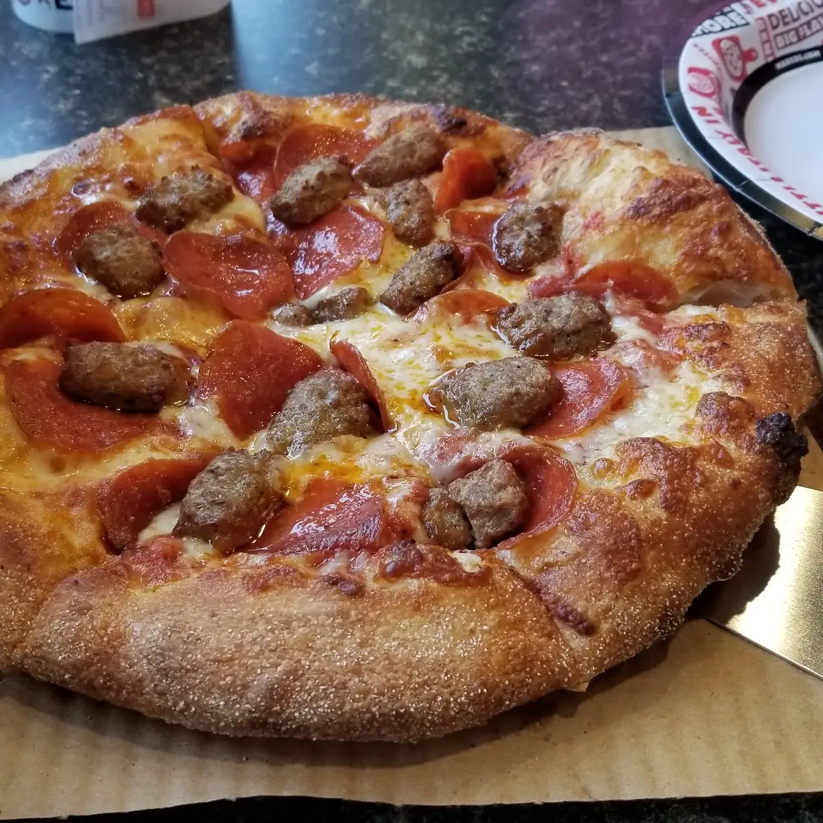 Sausage Pepperoni Pizza
