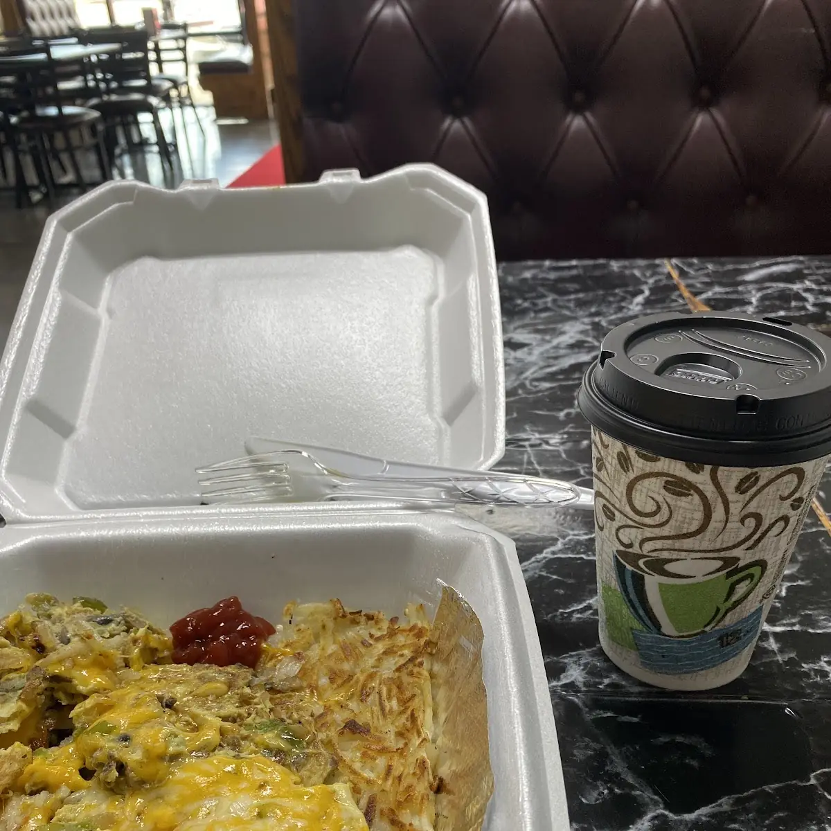 Hash Browns & Coffee
