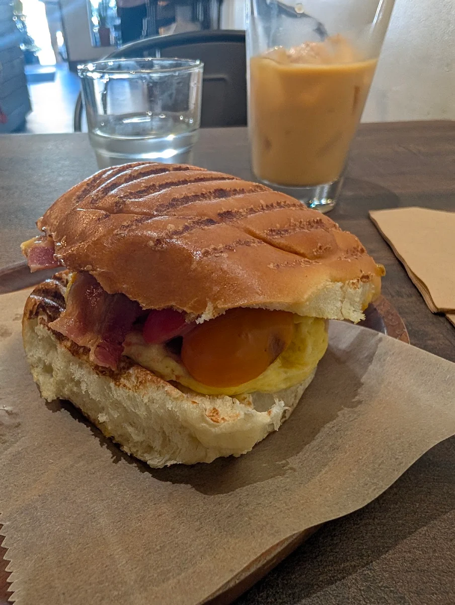Bacon Egg and Cheese with Tomato