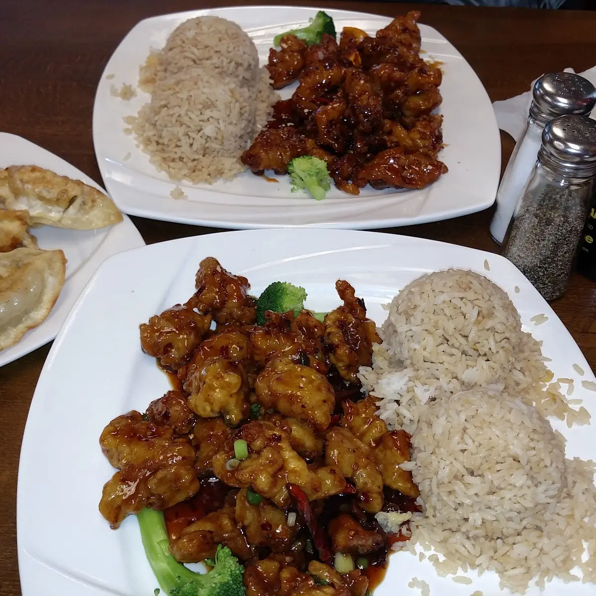 General TSO's Chicken with Fried Rice