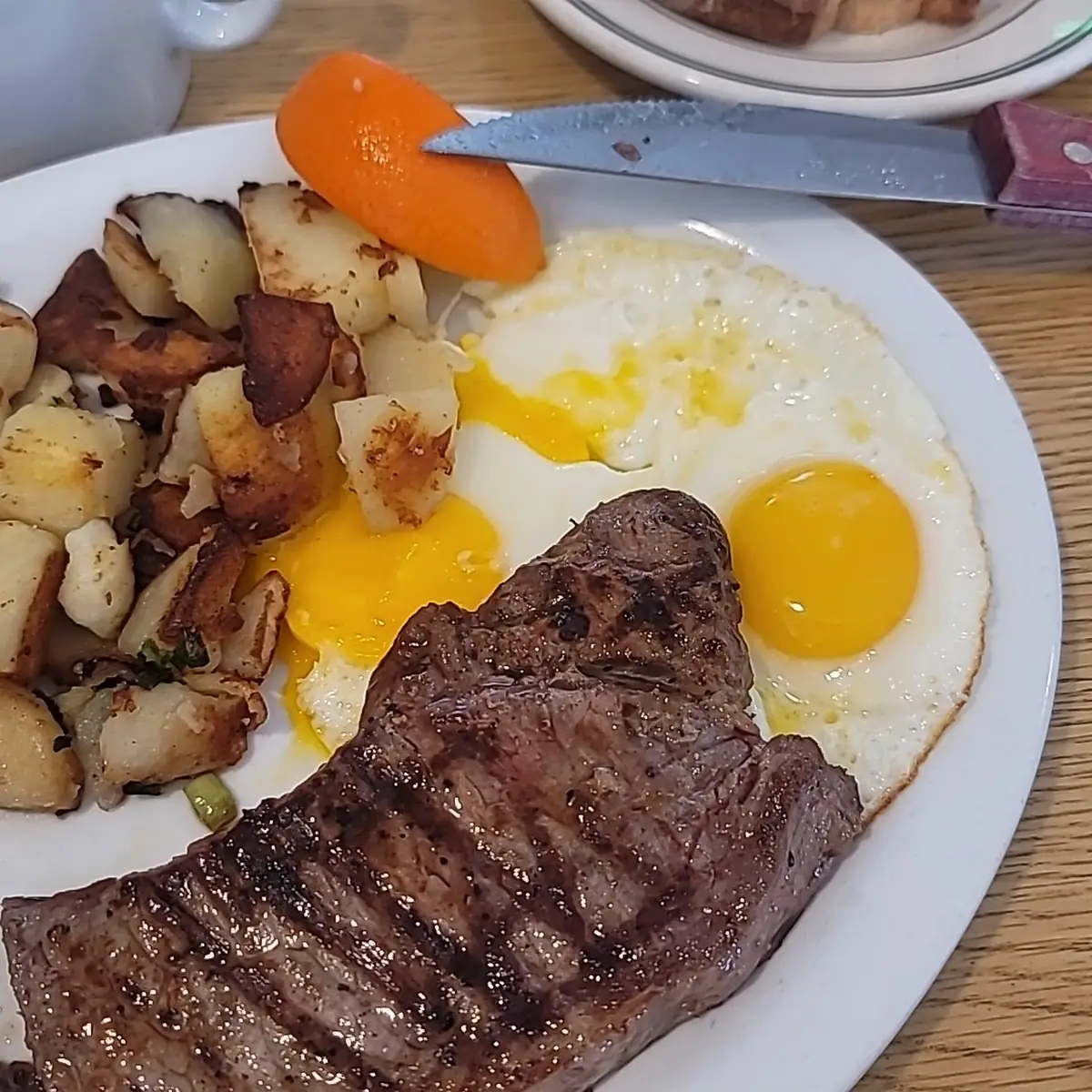 Ribeye Steak and Eggs Benedict