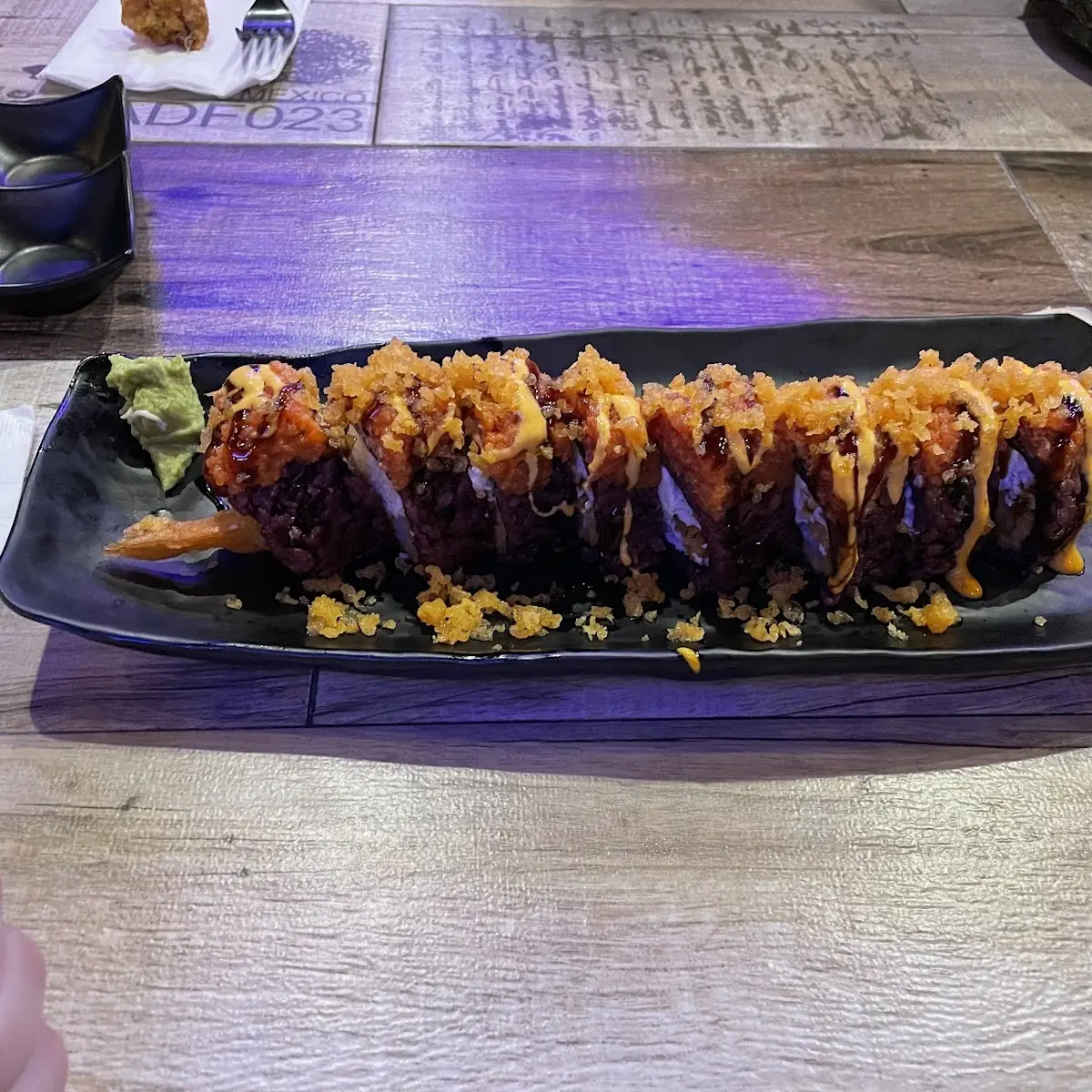 Red Dragon Roll Added Cream Cheese